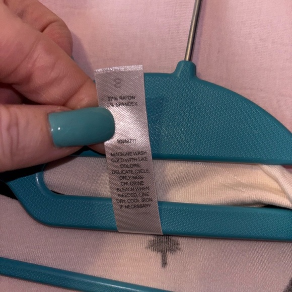 Tranquil & True White Shirt with Black Tree Design - Picture 5 of 9